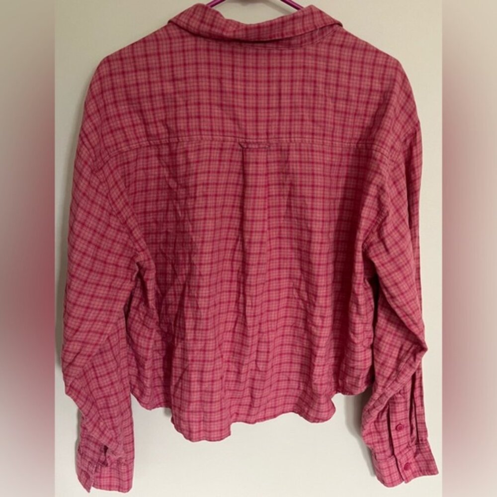 American Eagle Plaid Button Down - image 4
